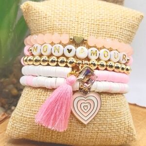 'My Love' bracelet set